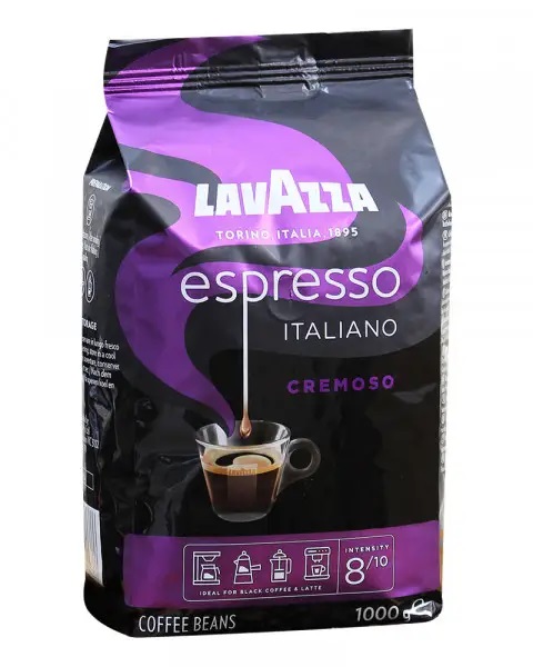 anul5hctyr.jpg Кава в зернах Lavazza Espresso Italiano Cremoso 1 кг — изображение 1