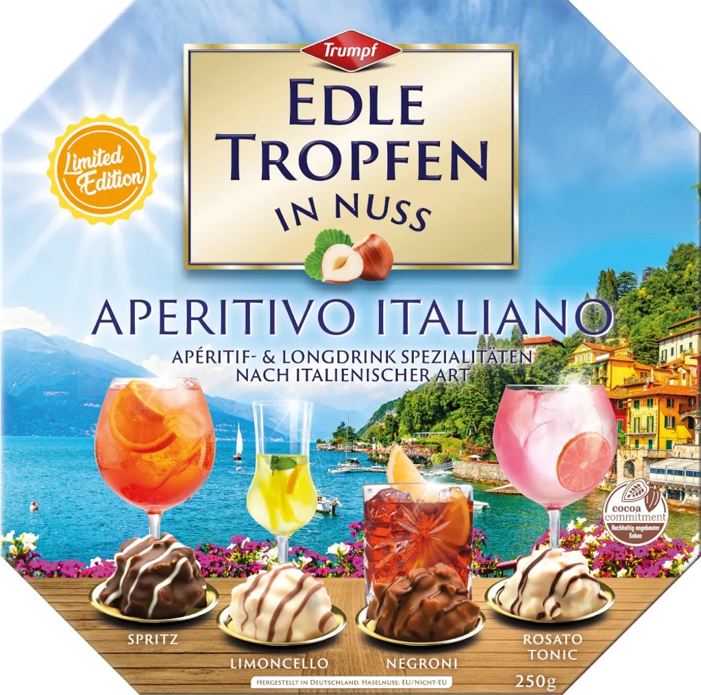 cyf16kzksi.jpg Шоколадні цукерки Edle Tropfen Aperitivo Italiano 250 г — изображение 1