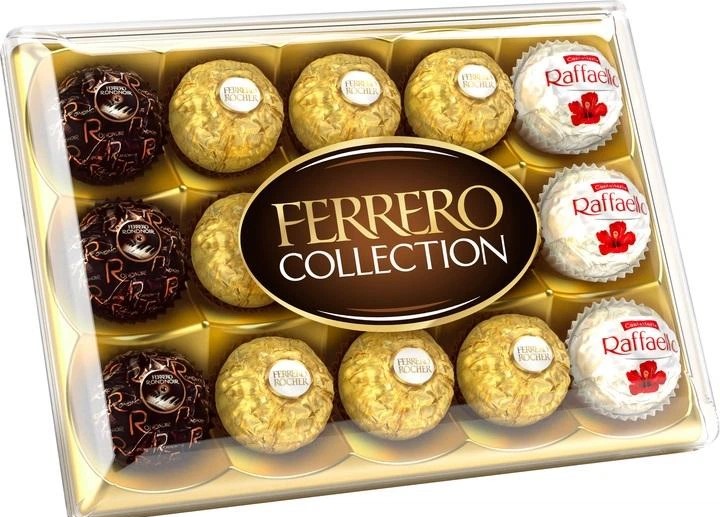 e0bax1lfew.jpg Шоколадні цукерки Ferrero Collection 172 г - Зображення 1