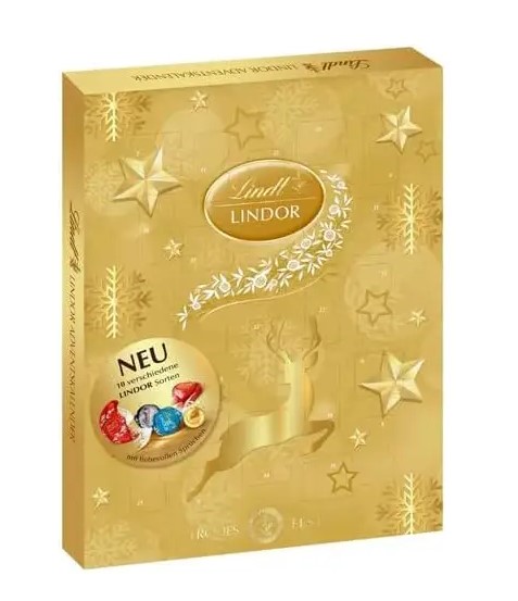 ectk8lgafi.jpg Адвент календар Lindt Lindor 290 г - Зображення 1