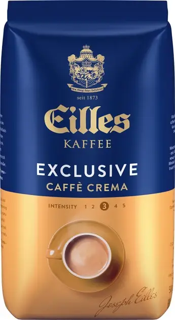 jdea6p9ctw.jpg Кава в зернах Eilles Exlusive Caffe Crema 500г - Зображення 1