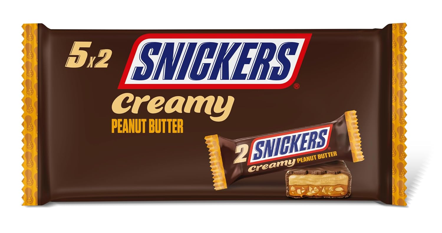 mkr9nrzjs9.jpg Шоколадні батончики Snickers Creamy Peanut Butter 182,5 г — изображение 1