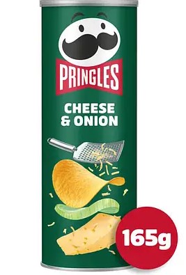 sl0bb0md63.jpg Чіпси Pringles Chese Onion сир та цибуля 165 г - Зображення 1