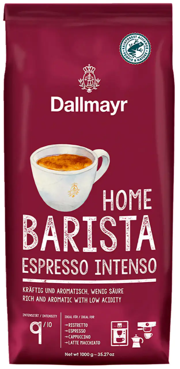 0130xdpcdu.jpg Кава в зернах Dallmayr Barista Espresso Intenso 1 кг - Зображення 1