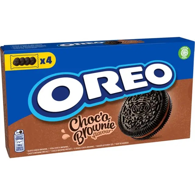 0zmk4un2gh.jpg Печиво Oreo Choco Brownie брауні 176 г - Зображення 1