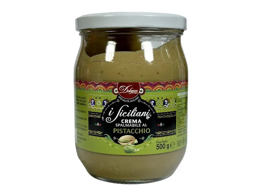1lbwgj35ud.jpg Фісташкова паста Dolgam 500 г 30% фісташки - Зображення 1