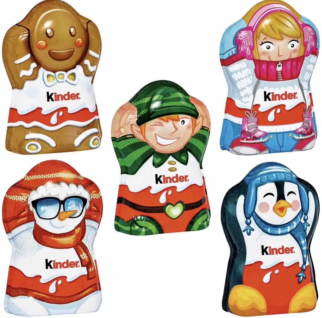 30ybv7fbm9.jpg Шоколадні фігурки Kinder новорічні 35 г - Зображення 1