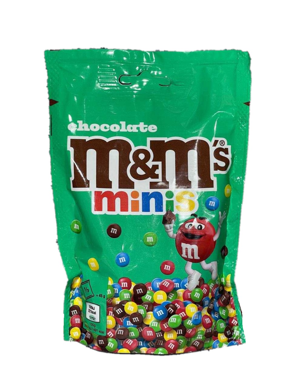 37wak869ip.jpg Шоколадні драже M&Ms minis chocolate 135 г - Зображення 1