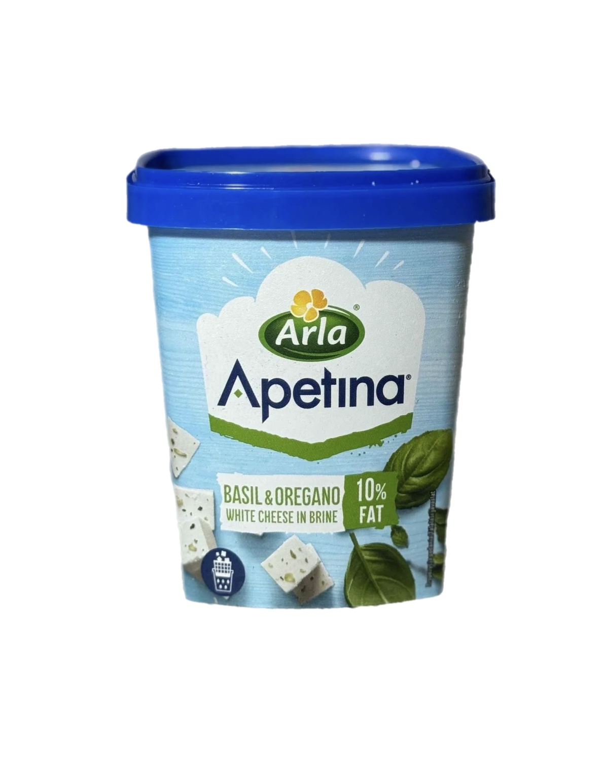 3h1tqokvjd.jpeg Сир Фета Apetina Basil з базиліком 410/200 г - Зображення 1
