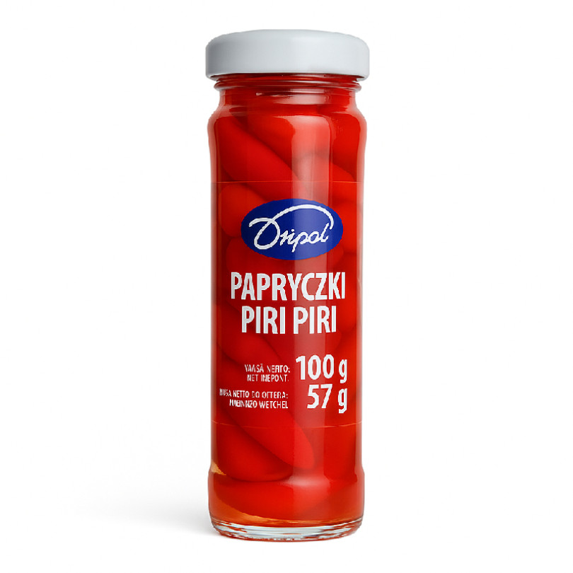 3huuofvwoi.jpeg Перець Dripol Piri Piri гострий 100/57 г - Зображення 1