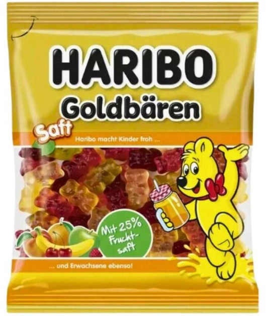 3vktxui28i.jpeg Желейки Haribo Goldbaren Saft 160г - Зображення 1
