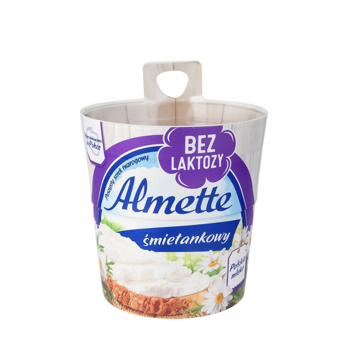 3zn6ee8qhk.jpeg Сир вершковий Almette Smietankowy 150г Без лактози - Зображення 1