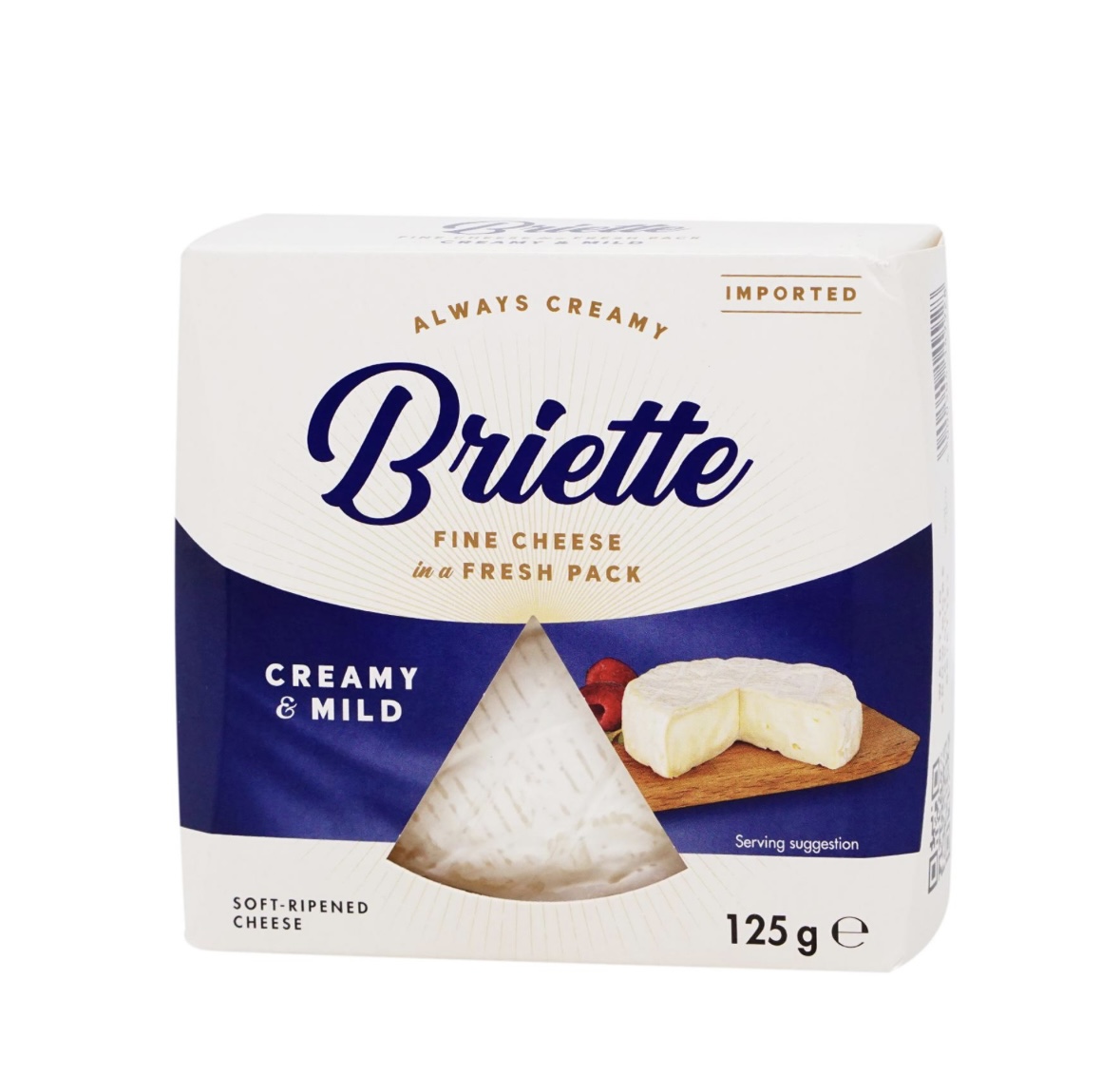 5rbiftx3yz.jpeg Сир Briette Creamy& Mild 125 г - Зображення 1