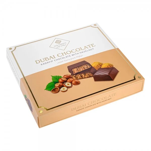 65mav16gax.jpg Шоколадні цукерки дубай Lux Choco з горіховим кремом 235 г — изображение 1