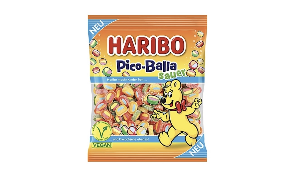 77t22rw4ox.jpeg Желейки Haribo Saure Pico-Balla 160 грам - Зображення 1