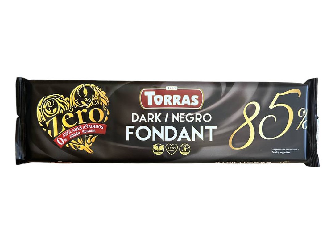 7joscjwbcq.jpg Шоколад Torras чорний 85% без цукру і глютену 250 г - Зображення 1