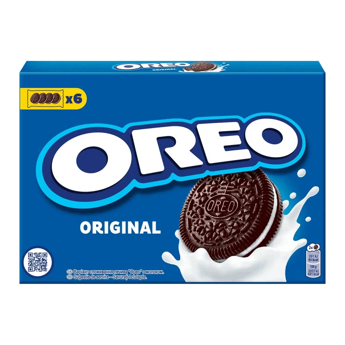 7vn29pcsa8.jpg Печиво Oreo Original з молочною начикою 176 г - Зображення 1