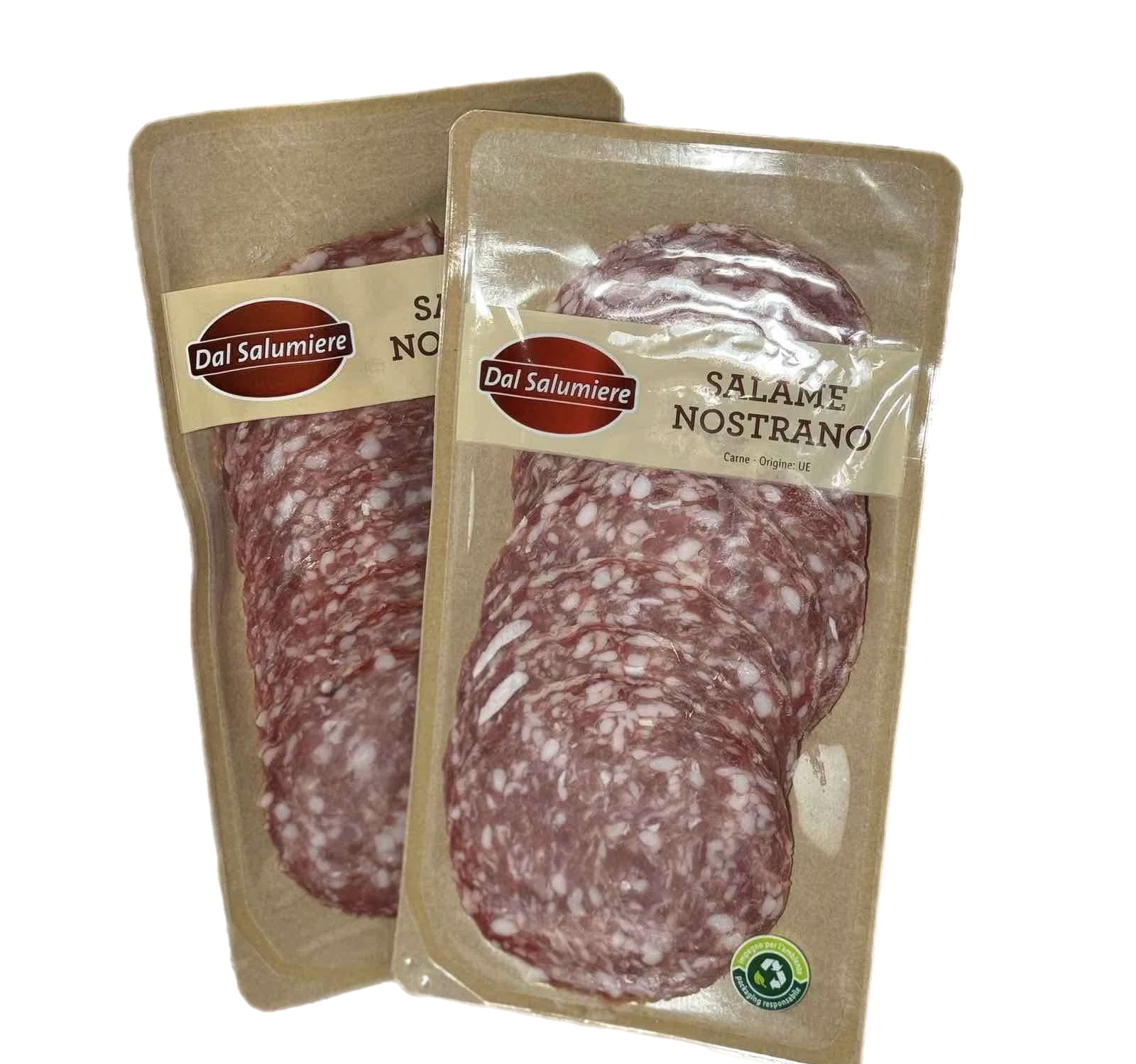 95jj5srzde.jpeg Нарізка салямі Dal Salumiere Salame Nostrano 100 г - Зображення 1