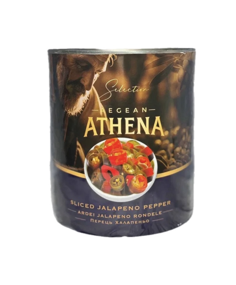 9k6sy9z6ng.jpeg Перець Athena мікс халапеньо гострий 3100/1500 г ж/б - Зображення 1