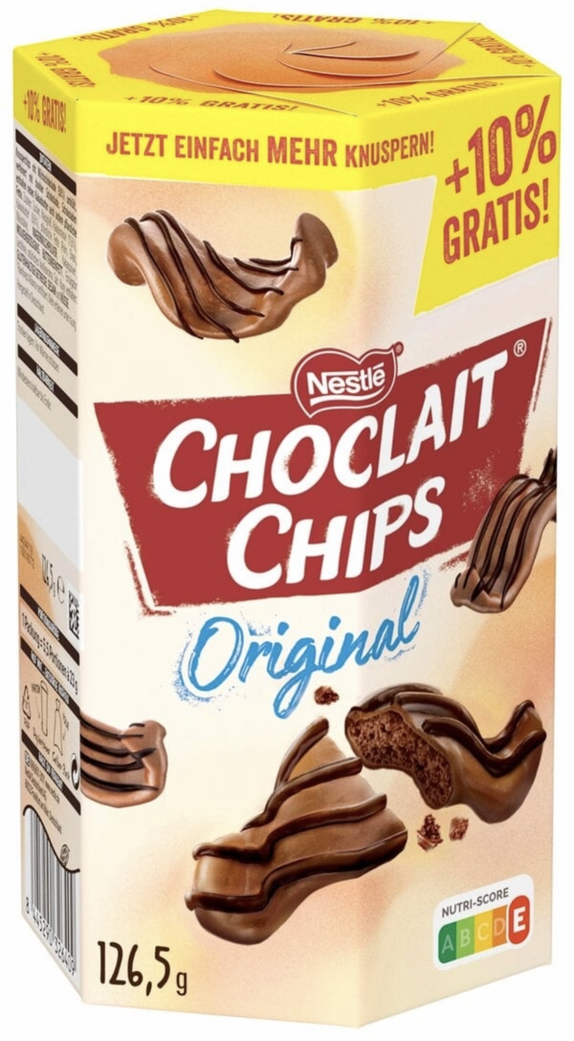 9pfzdpraae.jpeg Шоколадні чіпси Nestle Choclait Chips Original молочний шоколад 126,5 г - Зображення 1