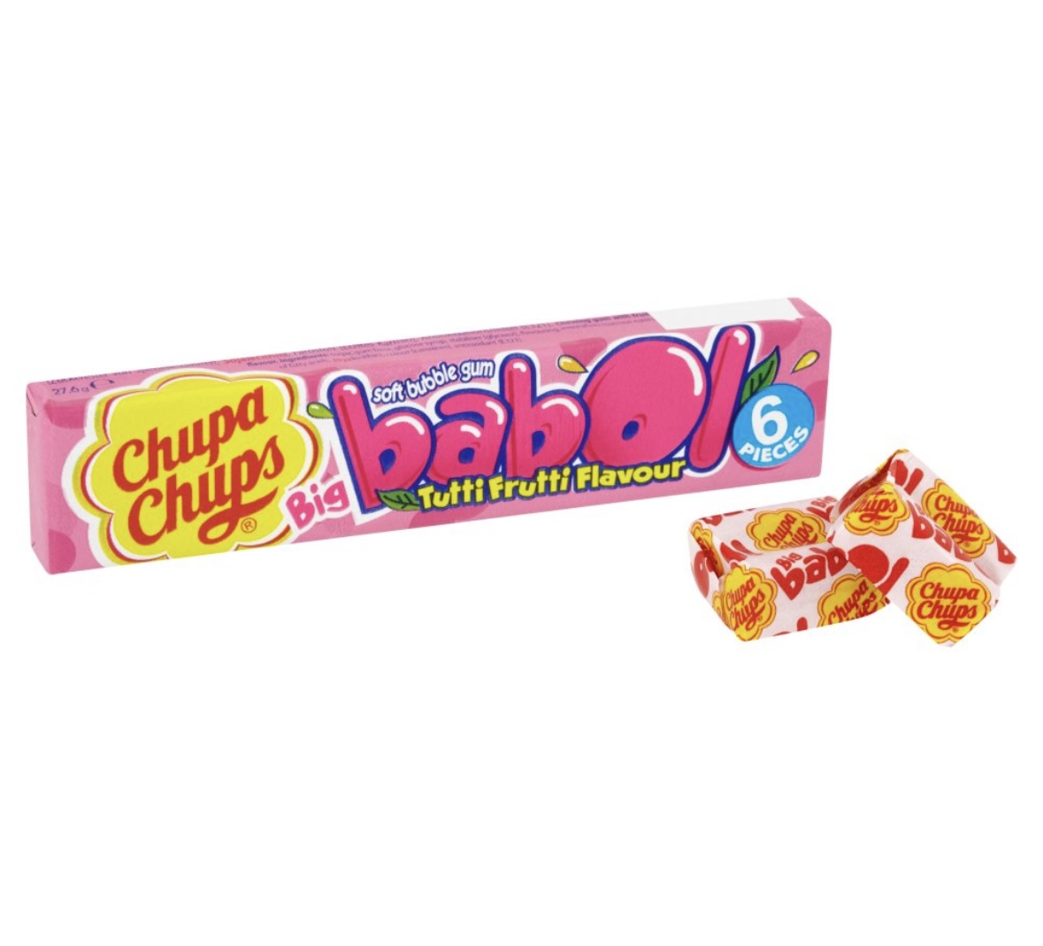 bosigd1oxo.jpeg Жуйка ChupaChups Babol Тутті Фрутті 27,6 г - Зображення 1