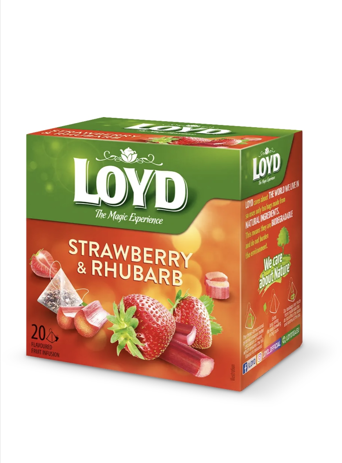 c3p7gu80lk.jpeg Чай в пакетиках Loyd полуниця ревінь 40 г — изображение 1