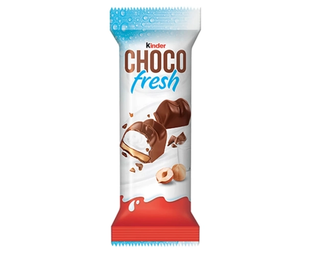 c8nzme9jfq.jpg Шоколадний снек Kinder Choco fresh з кремовою начинкою фундука і молока в шоколаді 20,5 г - Зображення 1