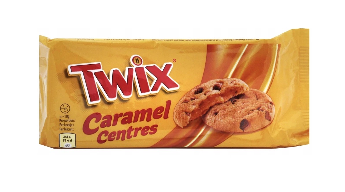 crqoshlhwe.jpg Печиво Twix Caramel Centre з карамелю 144 г - Зображення 1