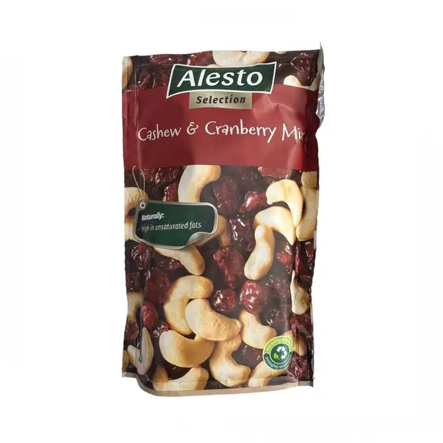e42bg5ld86.jpg Горіхи Alesto суміш кешю та журавлина Cashew Cranberry Mix 200 г - Зображення 1