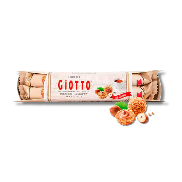 ecgpf6ijn2.jpeg Шоколадні цукерки Ferrero Giotto Haselnuss 154 г - Зображення 1