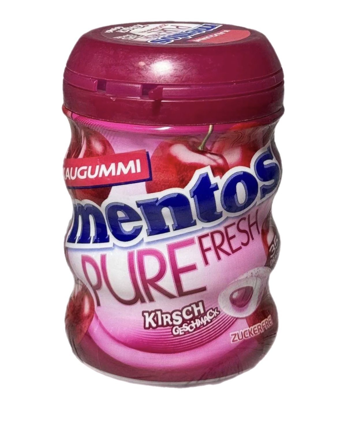 ffyhf7371c.jpeg Жуйки Mentos Ментос Cherry смак вишні без цукру 67,9 г - Зображення 1