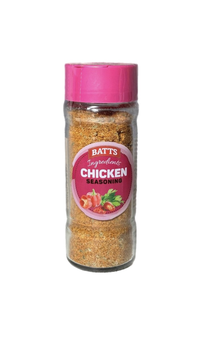 fq4pum85k9.jpeg Приправа Batts Chicken Seasoning до курки 60 г - Зображення 1