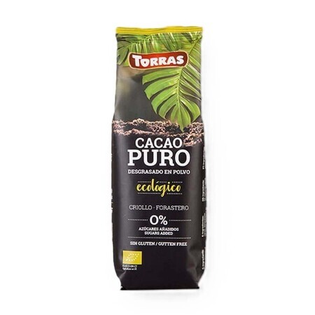 fq6izjr90j.jpeg Какао Torras Puro Ecologico Біо 0% без глютену і цукру 150 г - Зображення 1