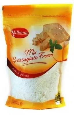 g52whjtwsl.jpg Сир тертий Milbona Mix Grattigiato 150 г - Зображення 1