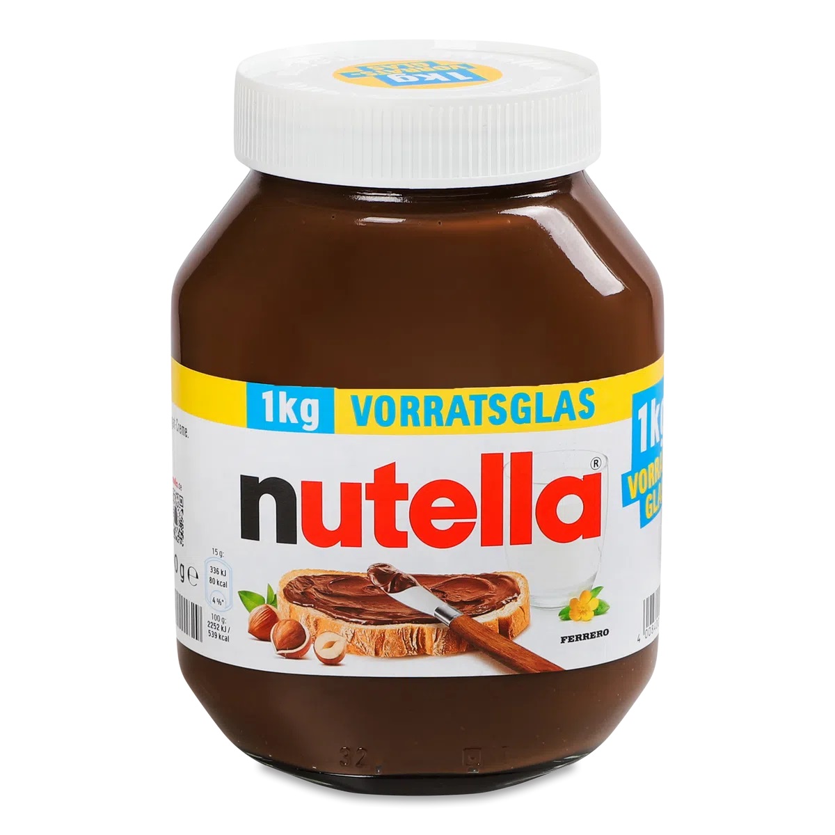 g71p8b6dyd.jpg Шоколадна паста Nutella 1 кг - Зображення 1