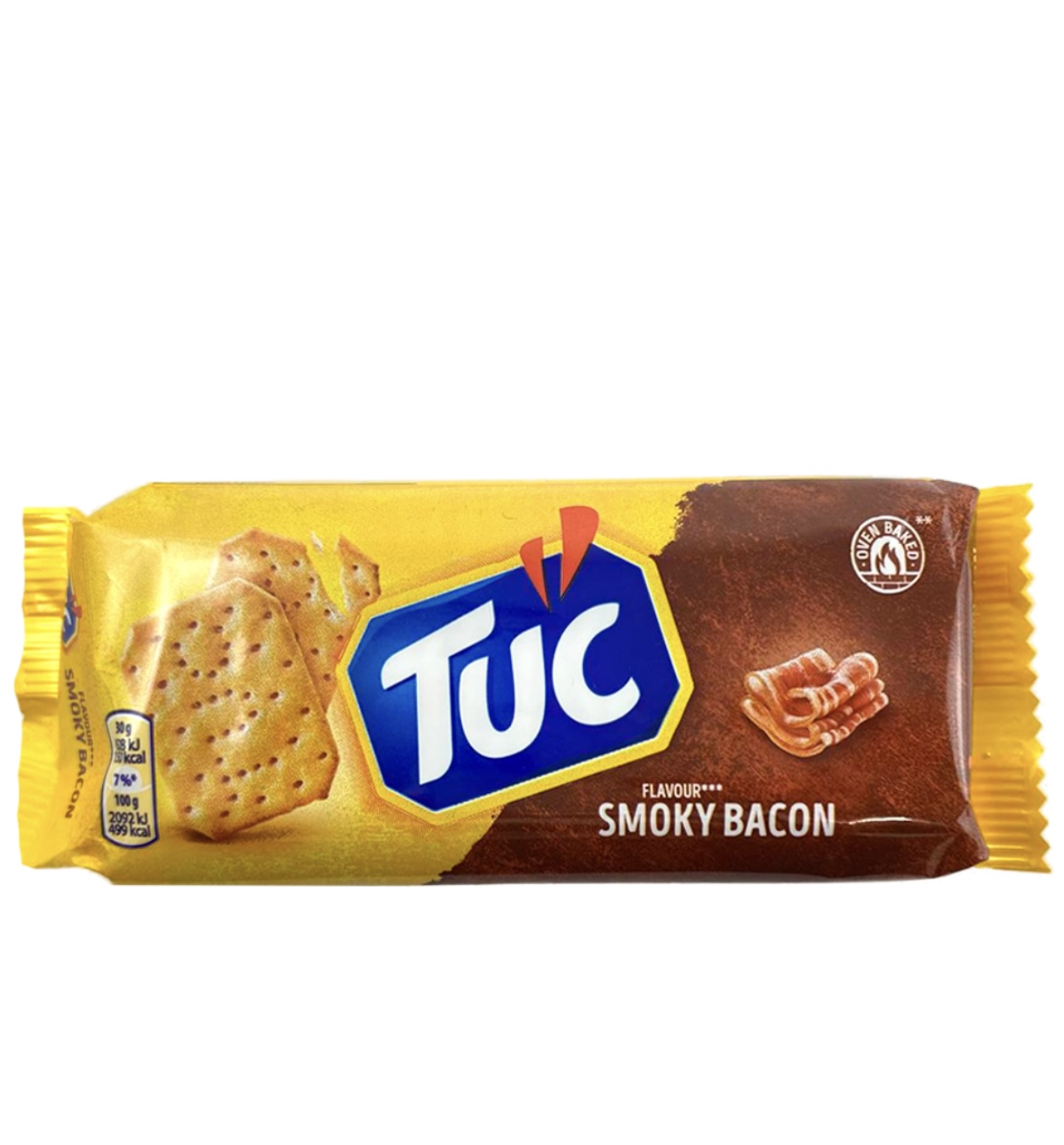 gtkajoxchd.jpeg Крекери Tuc Smoky Bacon з беконом 100 г - Зображення 1