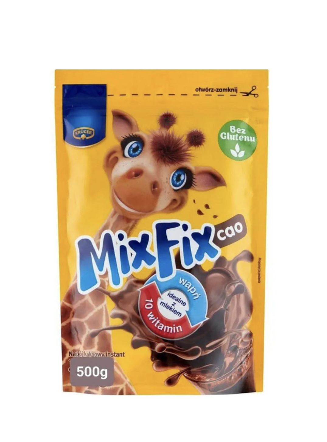 h39l39cllx.jpeg Какао Kruger Mix Fix 500 г - Зображення 1