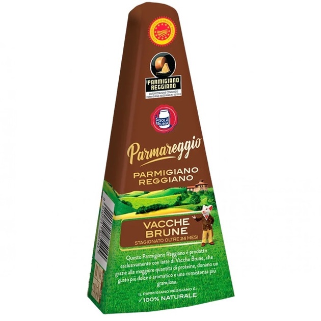 hi2gq8n9i0.jpg Сир Пармезан Parmareggio (мишка) Vacche Brune 24 міс. 200 г - Зображення 1