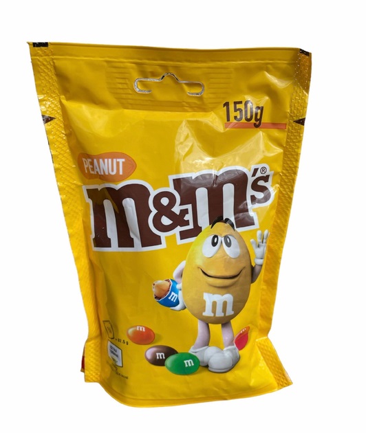hrjp2ff07c.jpg Шоколадні Драже M&Ms з арахісом 150 г - Зображення 1