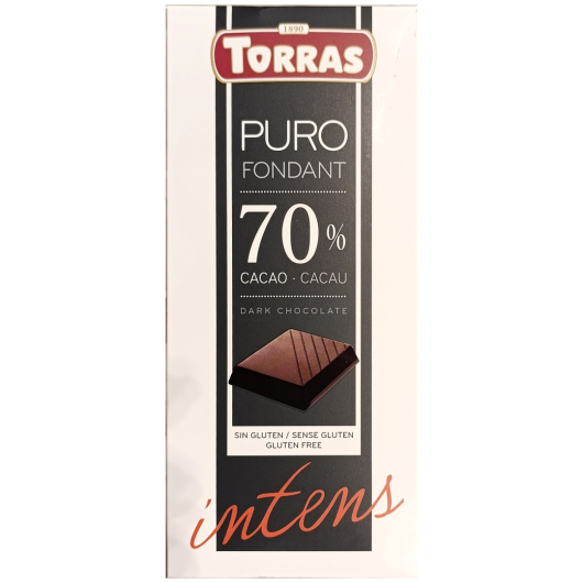 id03xvum50.png Шоколад Torras чорний 70% 200 г - Зображення 1