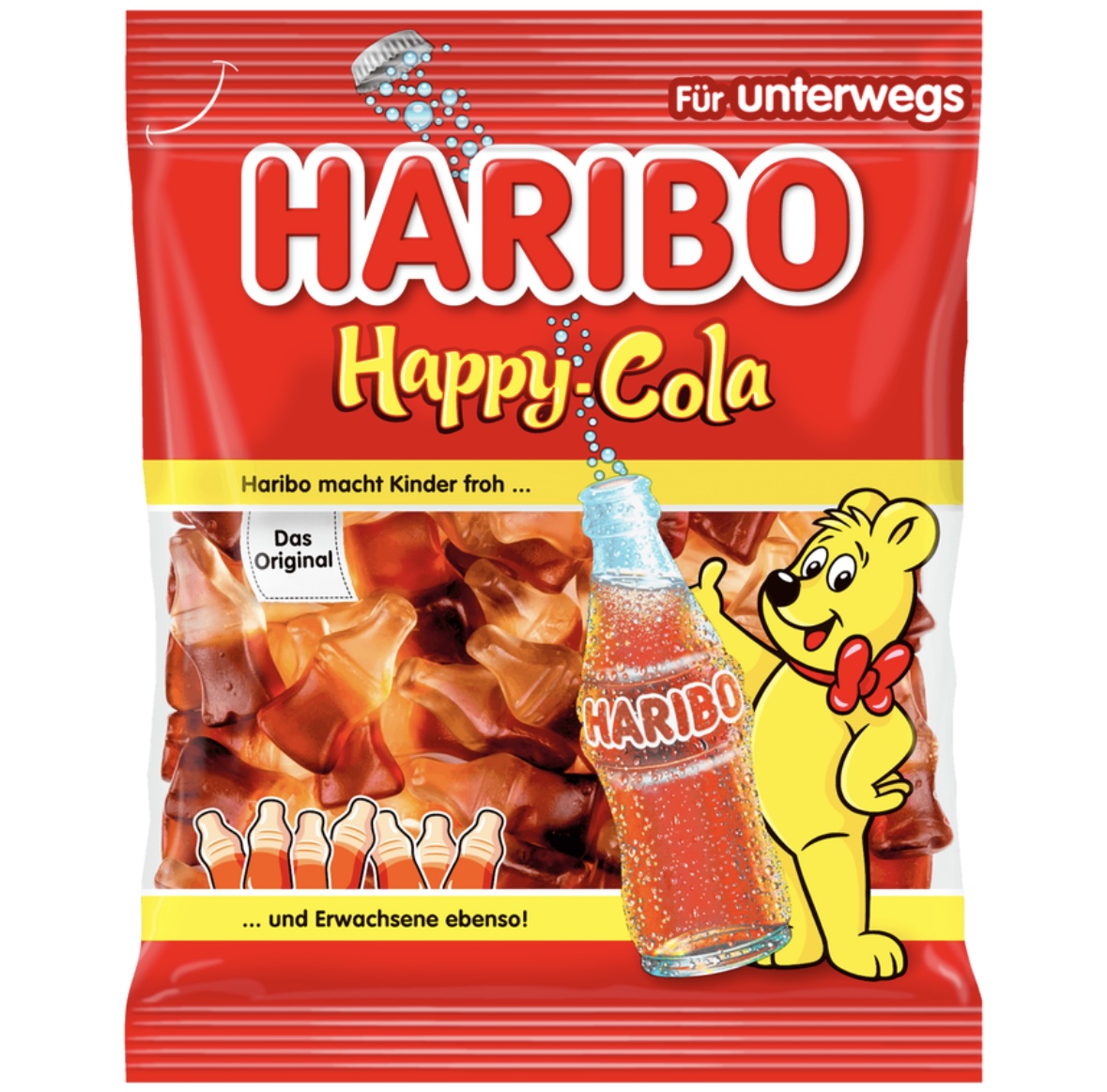 ihc5wnkofa.jpeg Желейки Haribo Happy-cola 175г - Зображення 1