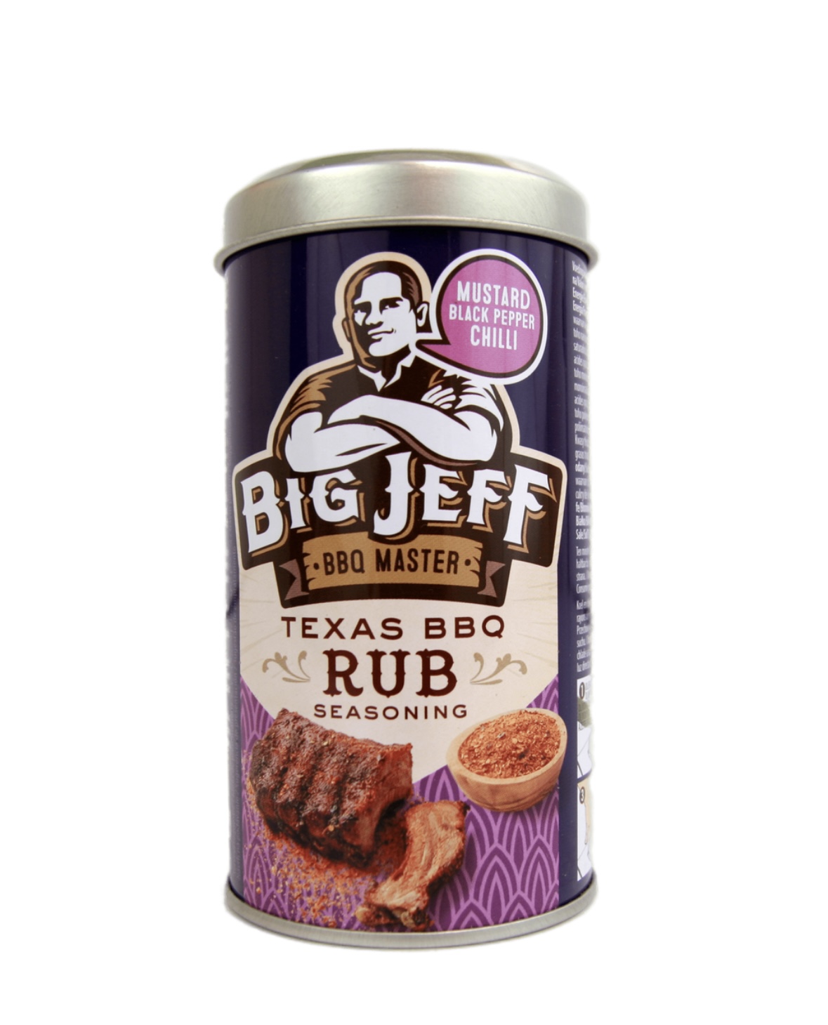 j5nczhvt57.jpeg Приправа до м'яса Big Jeff Texas style bbq техаський стиль барбекю 100 г - Зображення 1