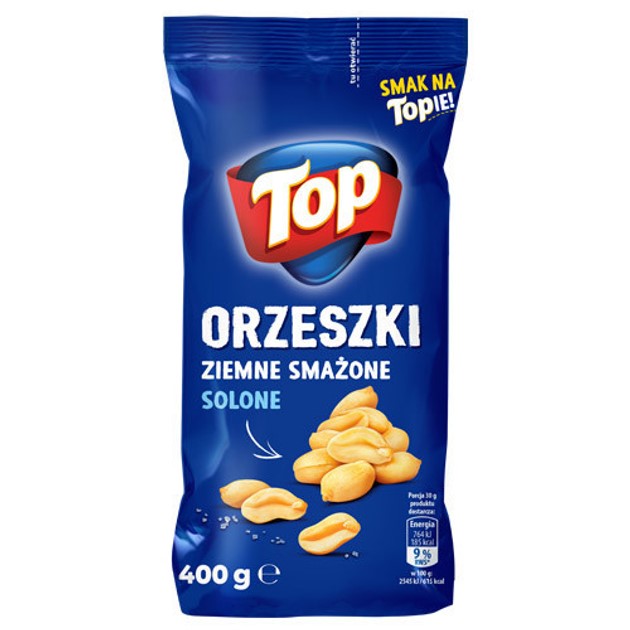 je3yw3gox0.jpg Горішки Арахіс Top солені 400 грам - Зображення 1