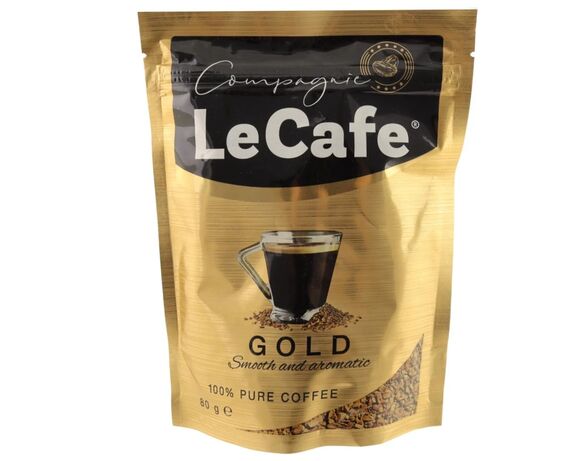 jjmq5til5q.jpeg Кава розчинна Le Cafe Gold 200 г в пакеті - Зображення 1