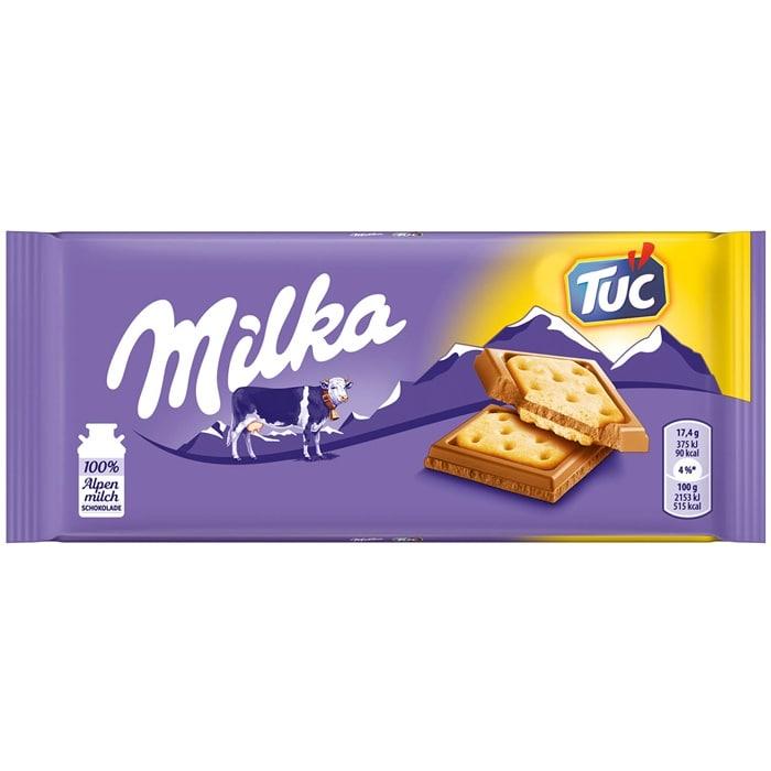 k9j690fmm7.jpg Шоколад Milka Tuc з крекером 87 г - Зображення 1