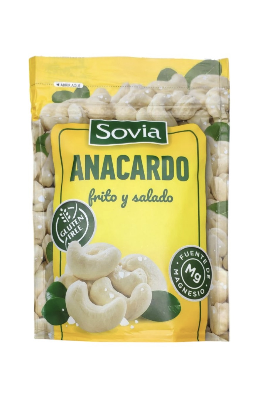kiypctleci.jpeg Горіхи кешю Sovia Anacardo солені 150 г - Зображення 1