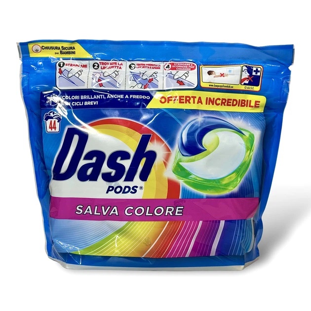 lgq6lb8iye.jpg Капсули для прання Dash Salava Colore 44шт — изображение 1