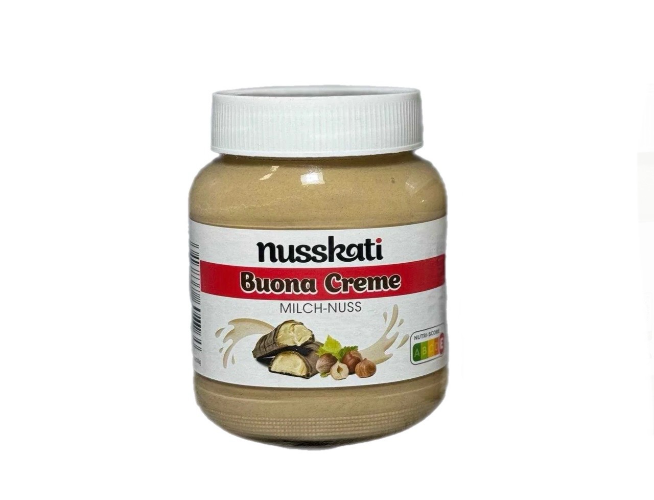 lh5lb9gksf.jpeg Горіхова паста Nusskati Buona Crema Milch Nuss 400г - Зображення 1