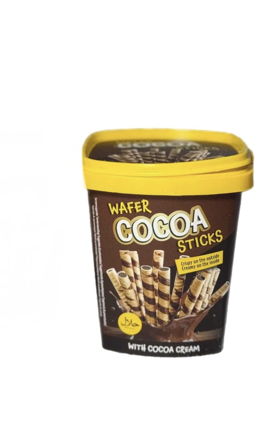liz9jf3ij4.jpeg Вафельні трубочки Wafel Cocoa Sticks з какао 130 г - Зображення 1