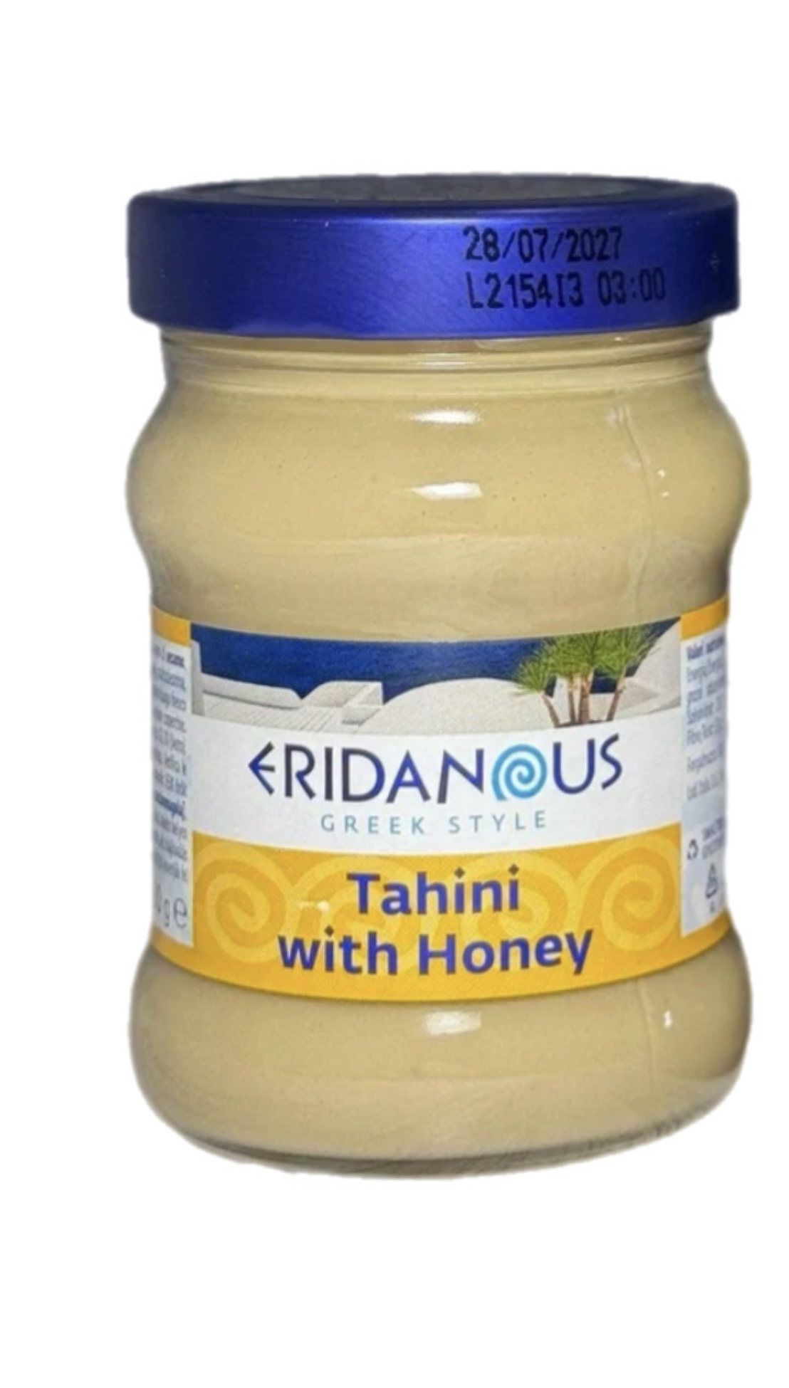 m2h7u41pyn.jpeg Тахіні Eridanous with honey кунжутна паста з медом 350 г — изображение 1